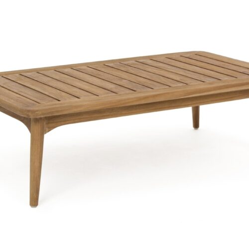 XENIA barna teakfa kerti dohányzóasztal 120cm