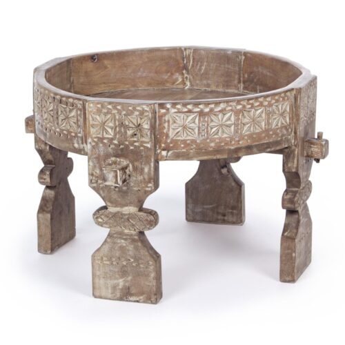 YASIR natúr lerakóasztal 50cm átmérő