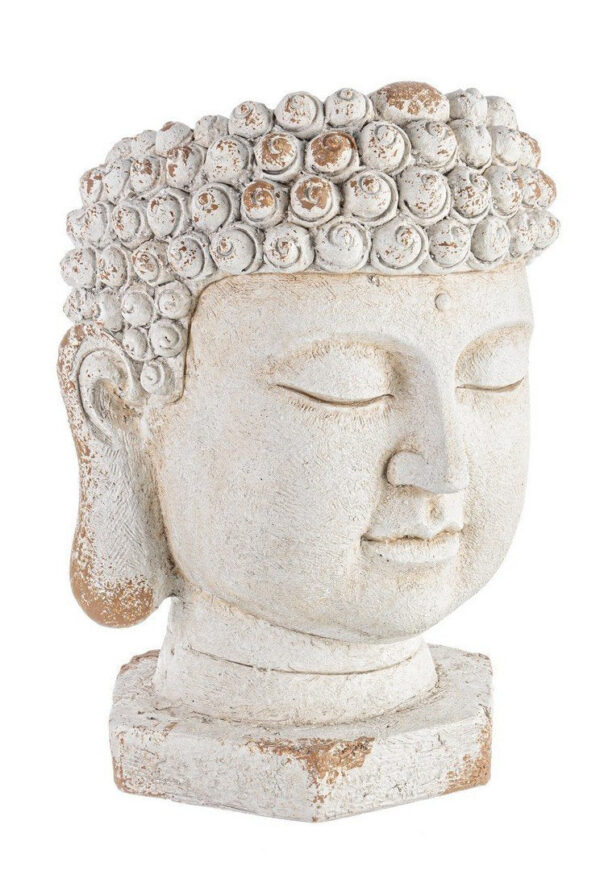 BUDDHA fehér virágcserép BUDDHA fehér virágcserép