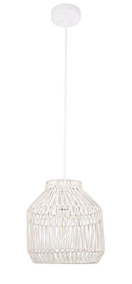 ALTEK fehér rattan függőlámpa ALTEK fehér rattan függőlámpa