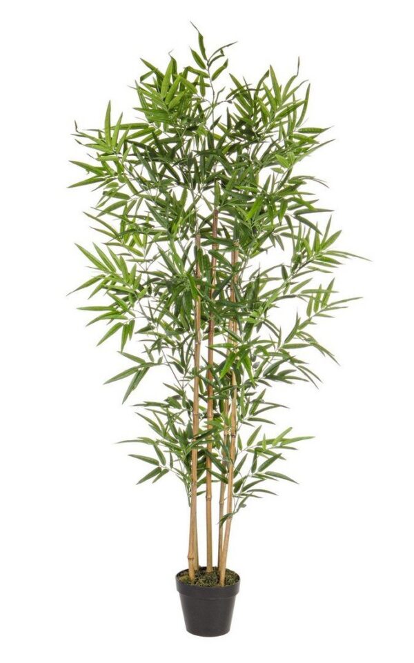 BAMBOO II zöld műanyag művirág BAMBOO II zöld műanyag művirág