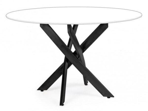 GEORGE fekete acél kerek étkezőasztal láb 56cm GEORGE fekete acél kerek étkezőasztal láb 56cm