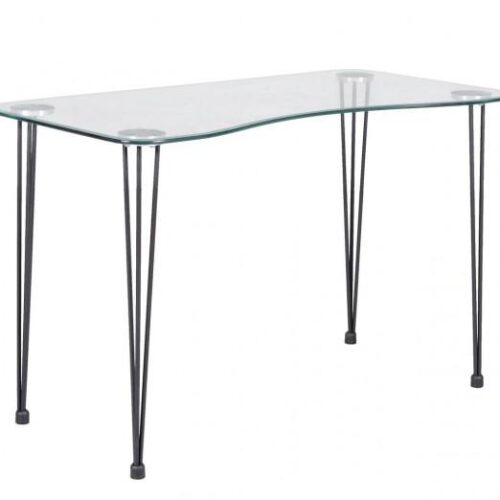 RONDO átlátszó üveg konzolasztal 120cm RONDO átlátszó üveg konzolasztal 120cm