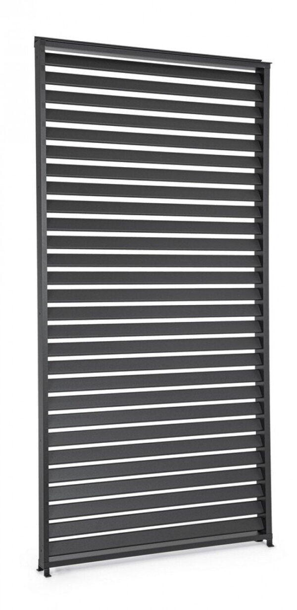 OCEAN antracit pergola oldalfal 123cm
