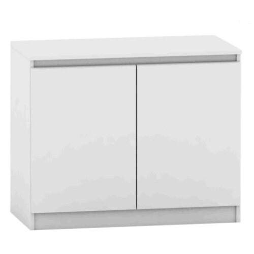 HANY II 2 ajtós fehér mdf komód HANY II 2 ajtós fehér mdf komód