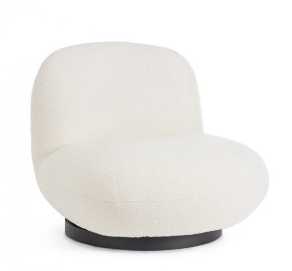 MARGOT Fehér Textil Fotel MARGOT Fehér Textil Fotel