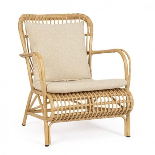FLORISEL Bézs Rattan Fotel FLORISEL Bézs Rattan Fotel