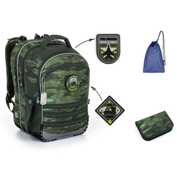 Topgal Iskolatáska szett COCO 23040 SET MEDIUM Topgal Iskolatáska szett COCO 23040 SET MEDIUM