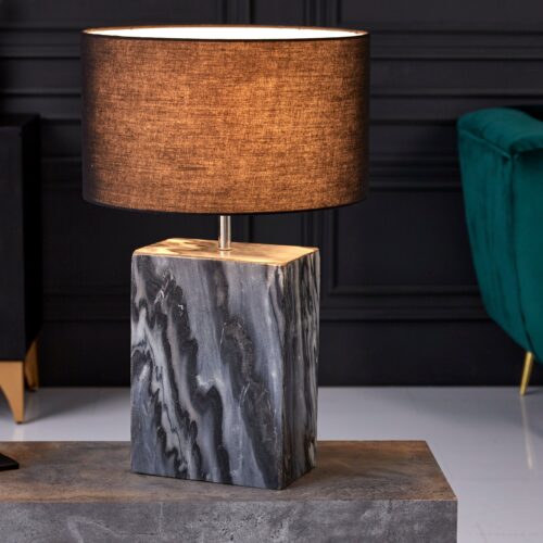 MARBLE fekete márvány asztali lámpa MARBLE fekete márvány asztali lámpa