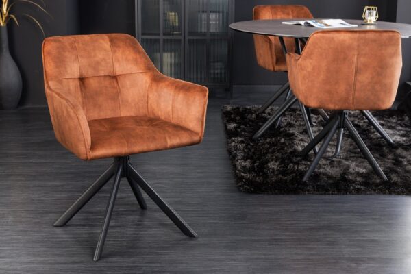 LOFT barna bársony étkezőszék LOFT barna bársony étkezőszék
