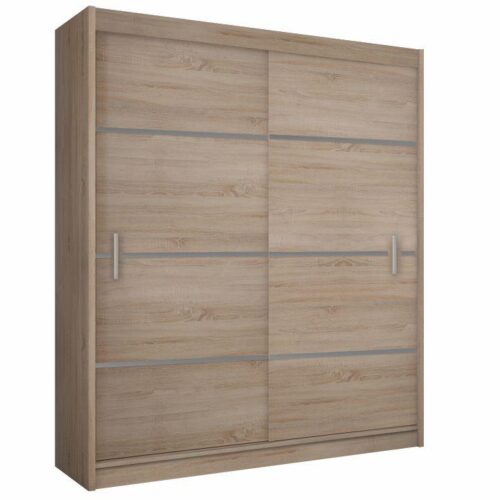 MERINA barna mdf tolóajtós szekrény 150cm MERINA barna mdf tolóajtós szekrény 150cm