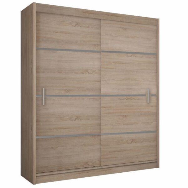 MERINA barna mdf tolóajtós szekrény 150cm