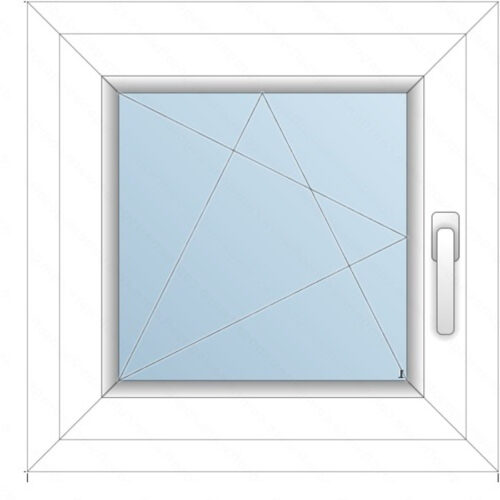 48x48 Műanyag ablak / Nyíló / 2 rétegű üvegezés / 48x48 Műanyag ablak / Nyíló / 2 rétegű üvegezés /