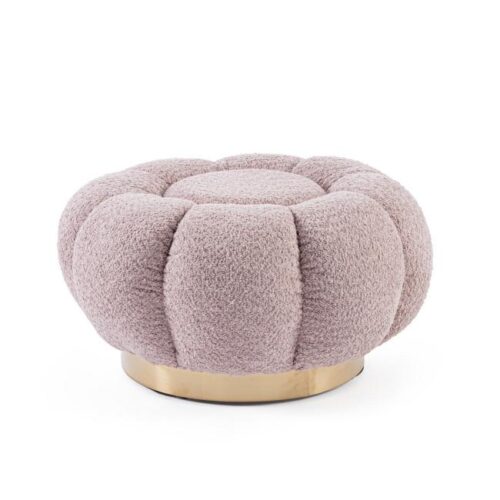 FLOREL ezüst buklé puff FLOREL ezüst buklé puff