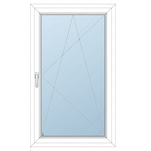 78x118 Műanyag ablak / Bukónyíló / 2 réteg üvegezés 78x118 Műanyag ablak / Bukónyíló / 2 réteg üvegezés