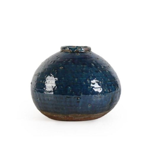 RUNE kék terracotta kaspó