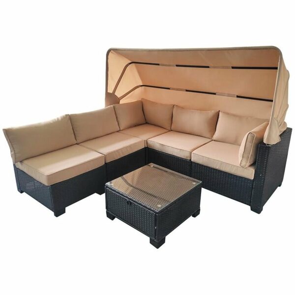 Avenberg Galia nagy rattan kerti bútorkészlet Avenberg Galia nagy rattan kerti bútorkészlet