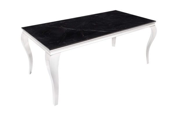 MODERN BAROCK króm kő étkezőasztal 180cm MODERN BAROCK króm kő étkezőasztal 180cm