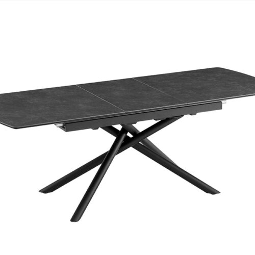 MIKADO szürke kerámia étkezőasztal 180-230 cm