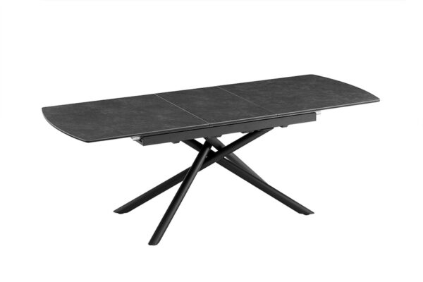 MIKADO szürke kerámia étkezőasztal 180-230 cm