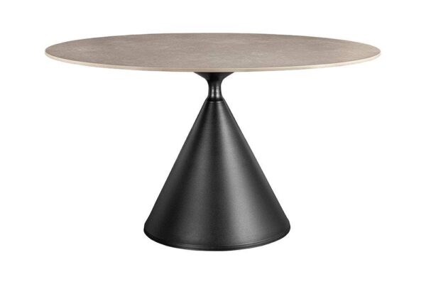 SIGNATURE szürke kerámia étkezőasztal 135 cm