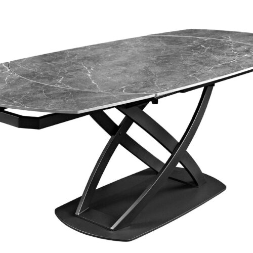 INCEPTION szürke kerámia étkezőasztal 130-190 cm INCEPTION szürke kerámia étkezőasztal 130-190 cm