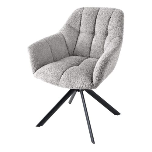 PAPILLON szürke bouclé forgószék PAPILLON szürke bouclé forgószék