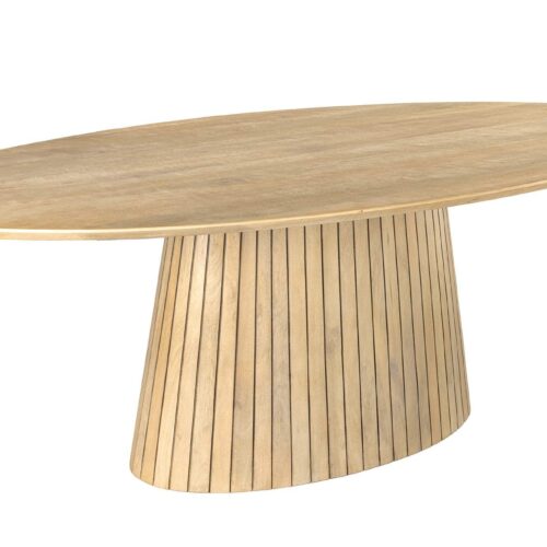 ART DECO mangófa étkezőasztal ovális 220cm ART DECO mangófa étkezőasztal ovális 220cm