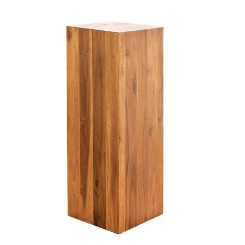 COLUMNA barna akácfa lerakóasztal 75 cm COLUMNA barna akácfa lerakóasztal 75 cm
