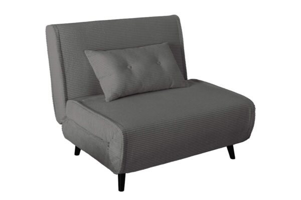 SMART MULTIFUNCTION szürke kordbársony fotelágy 100 cm SMART MULTIFUNCTION szürke kordbársony fotelágy 100 cm