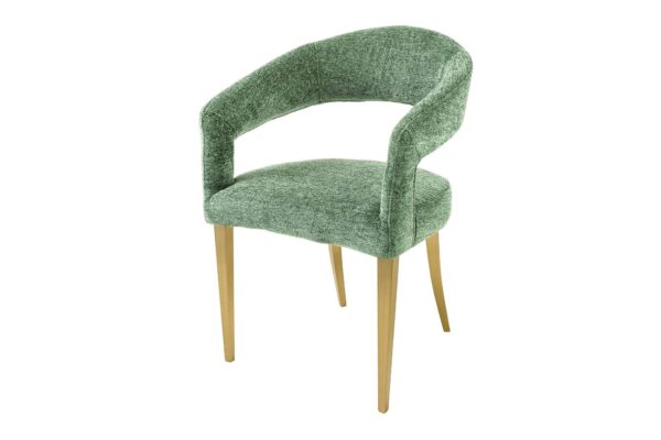BOUTIQUE zöld szövet szék