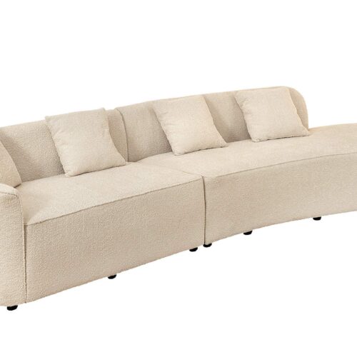 ATELIER L XXL bézs buklé kanapé