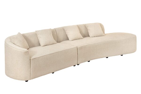 ATELIER L XXL bézs buklé kanapé
