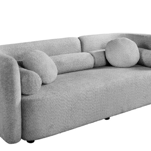 ART DECO szürke buklé kanapé