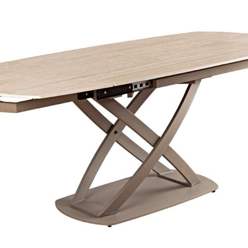 INCEPTION barna kerámia étkezőasztal 130-190 cm INCEPTION barna kerámia étkezőasztal 130-190 cm