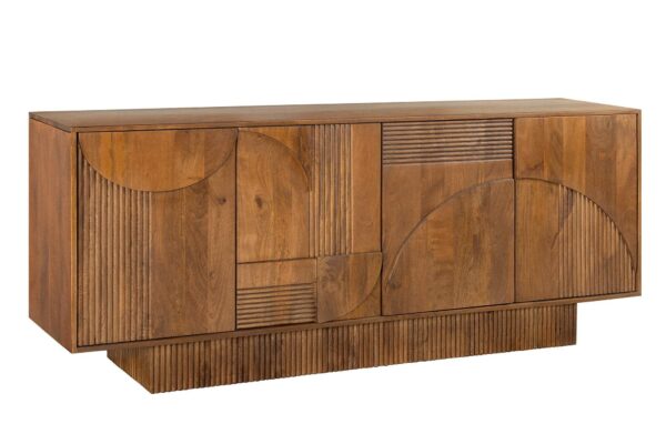 ART DECO barna mangófa komód 170 cm