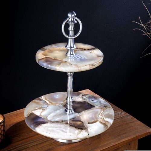 NOBLE ezüst kő tortatartó 40cm NOBLE ezüst kő tortatartó 40cm
