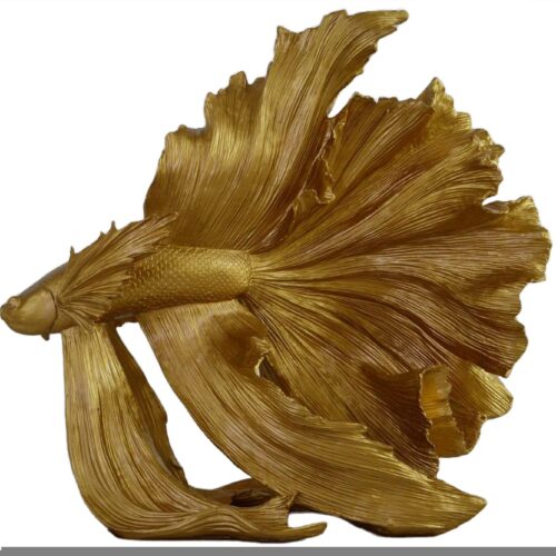 CROWNTAIL arany 3d hal dekoráció 65cm CROWNTAIL arany 3d hal dekoráció 65cm