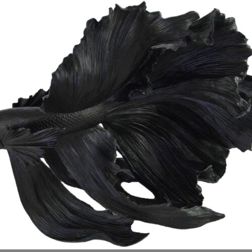 CROWNTAIL fekete 3d hal dekoráció 65cm CROWNTAIL fekete 3d hal dekoráció 65cm