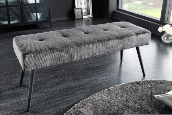 BOUTIQUE szürke ülőpad 100cm BOUTIQUE szürke ülőpad 100cm
