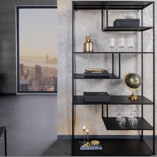 DURA STEEL fekete acél polc 180cm DURA STEEL fekete acél polc 180cm