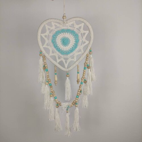 BOHO türkiz rojtos álomfogó 28 cm BOHO türkiz rojtos álomfogó 28 cm