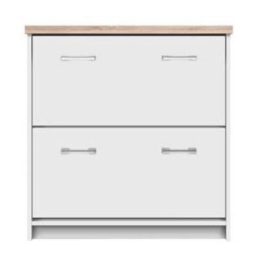 TOPTY II fehér mdf cipősszekrény TOPTY II fehér mdf cipősszekrény