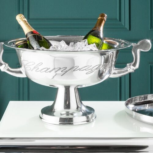 CHAMPAGNE ezüst borhűtő 40cm CHAMPAGNE ezüst borhűtő 40cm