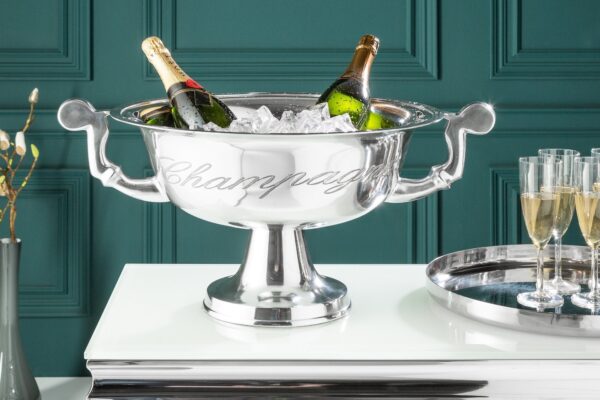 CHAMPAGNE ezüst borhűtő 40cm CHAMPAGNE ezüst borhűtő 40cm