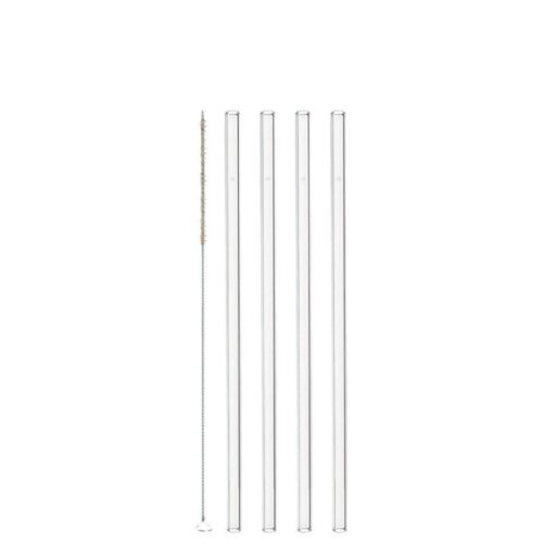 LEONARDO CIAO szívószál szett 4részes 23cm tisztítókefével LEONARDO CIAO szívószál szett 4részes 23cm tisztítókefével