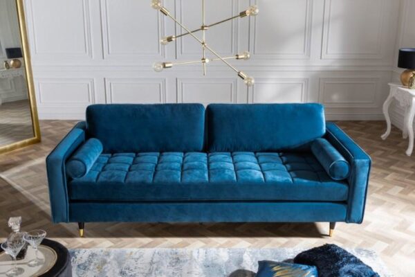 COZY VELVET kék kanapé COZY VELVET kék kanapé