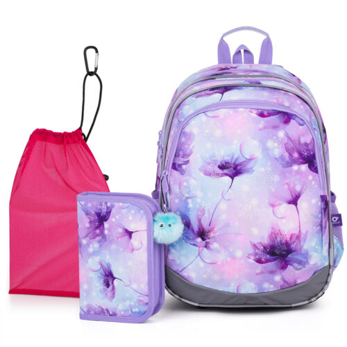 Topgal Iskolatáska szett ELLY 24050 SET MEDIUM Topgal Iskolatáska szett ELLY 24050 SET MEDIUM