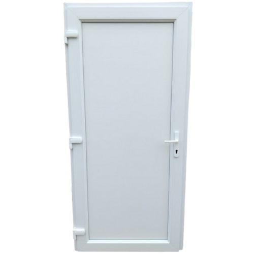 Flat - Műanyag bejárati  ajtó / fehér / 98x208 /