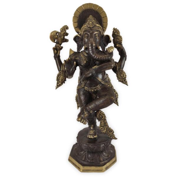 GANESHA BRASS szobor GANESHA BRASS szobor